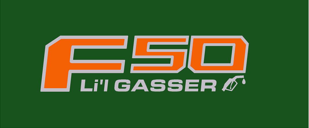 Li'l Gasser Bedside Graphic by LUDesignsNY Custom Created & Sized to fit on a 2022-25 Ford Maverick (Copy)
