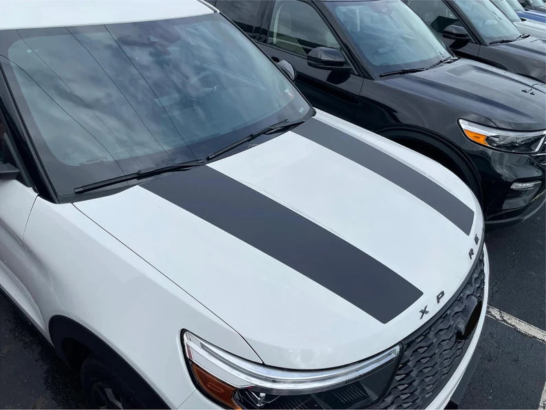 Hood Graphics by LUDesignsNY's Custom Created & Sized to fit on a 20-25 Ford Explorer