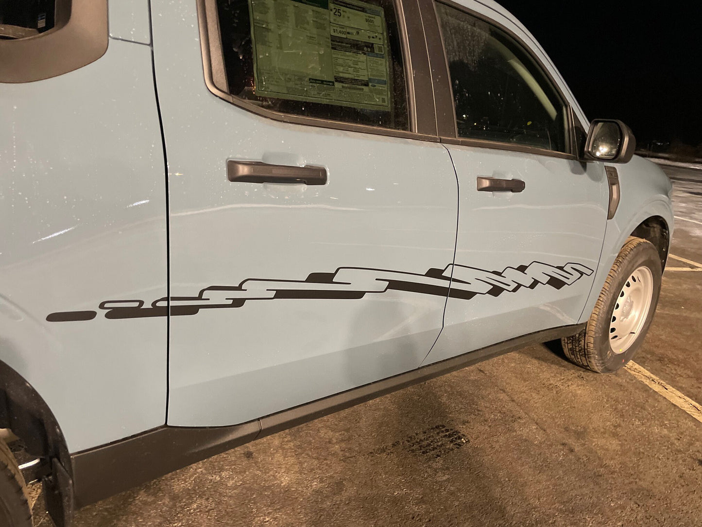 Body Side Graphics Compatible with the Ford Maverick