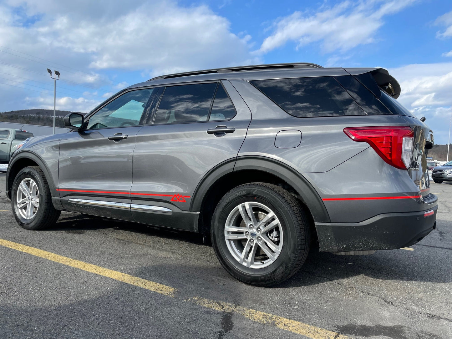 Side Stripe Graphics by LUDesignsNY's Custom Created & Sized to fit on a 20-25 Ford Explorer