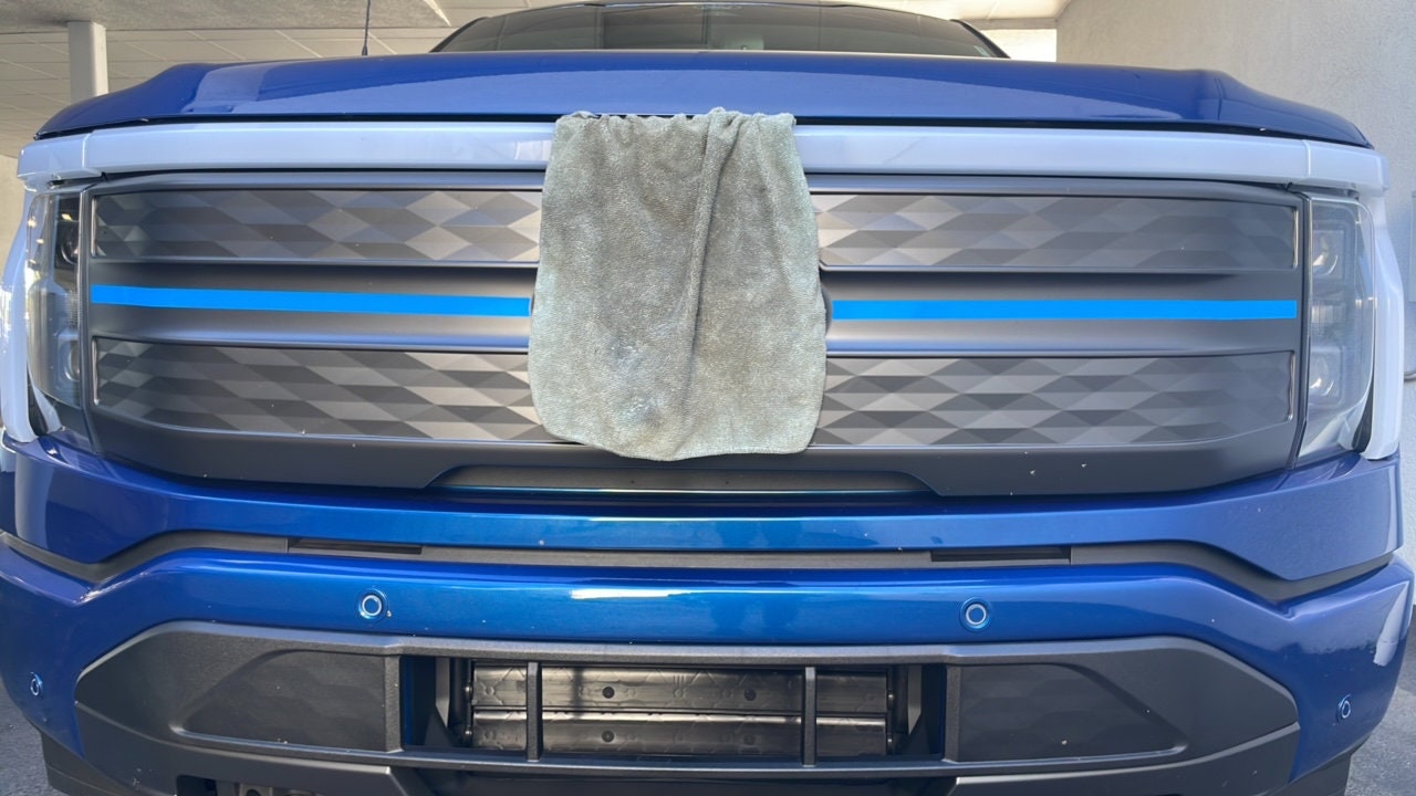 Grille Stripe Decal by LUDesignsNY Custom Created & Sized to fit a 2022-2025 Ford F-150 Lightning