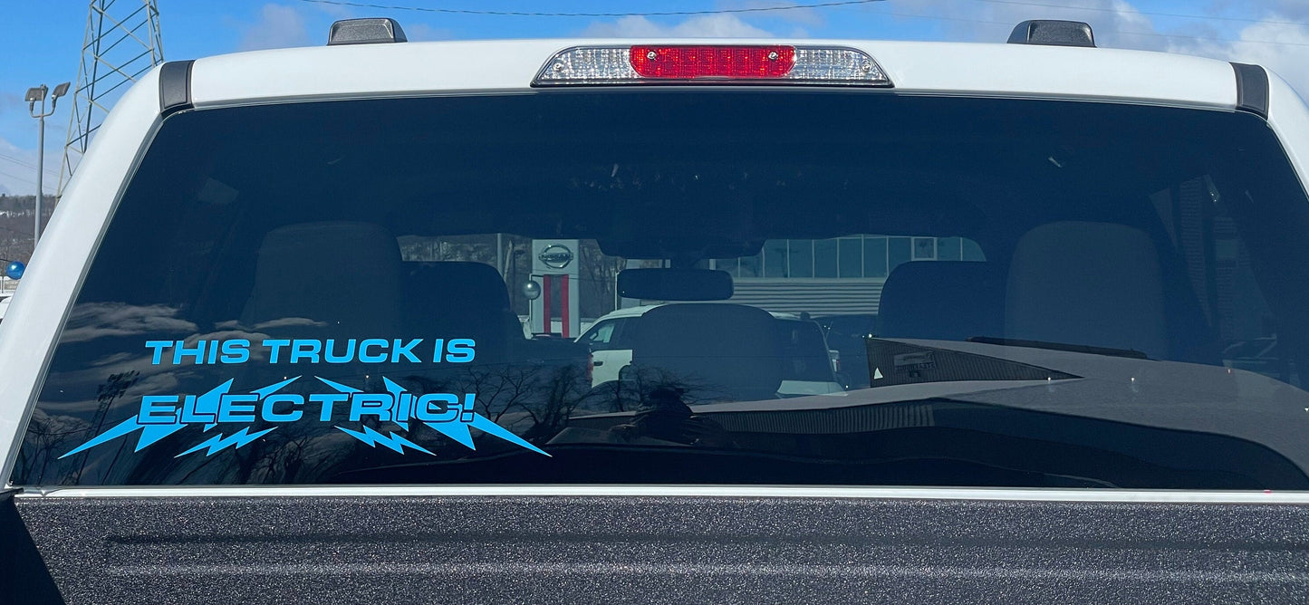 Electric Truck Decal