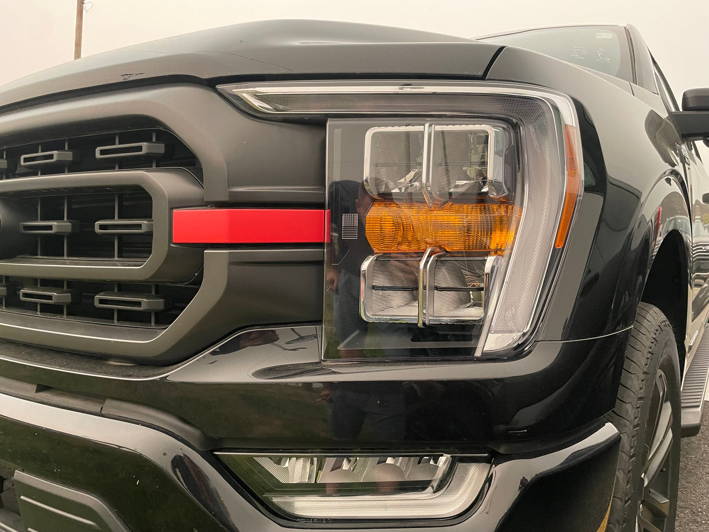 Grille Stripe Decal by LUDesignsNY Custom Created and Sized to fit a 2021-23 Ford F-150 STX Model