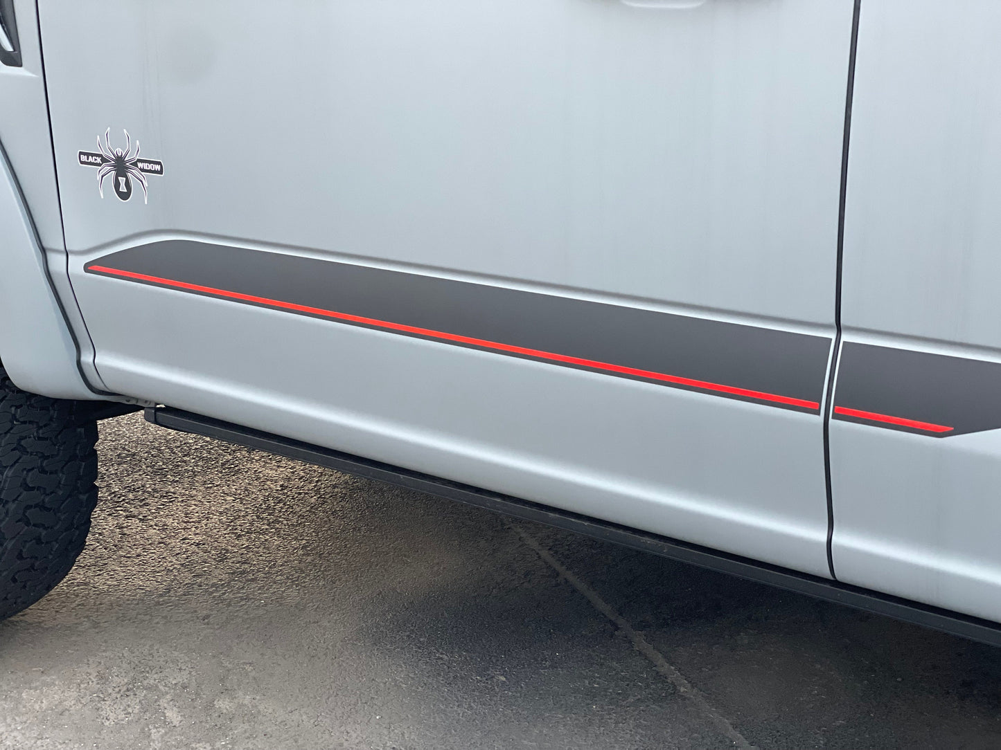 Rocker Stripes by LUDesignsNY Custom Created & Sized to fit a 2021-2025 Ford F-150