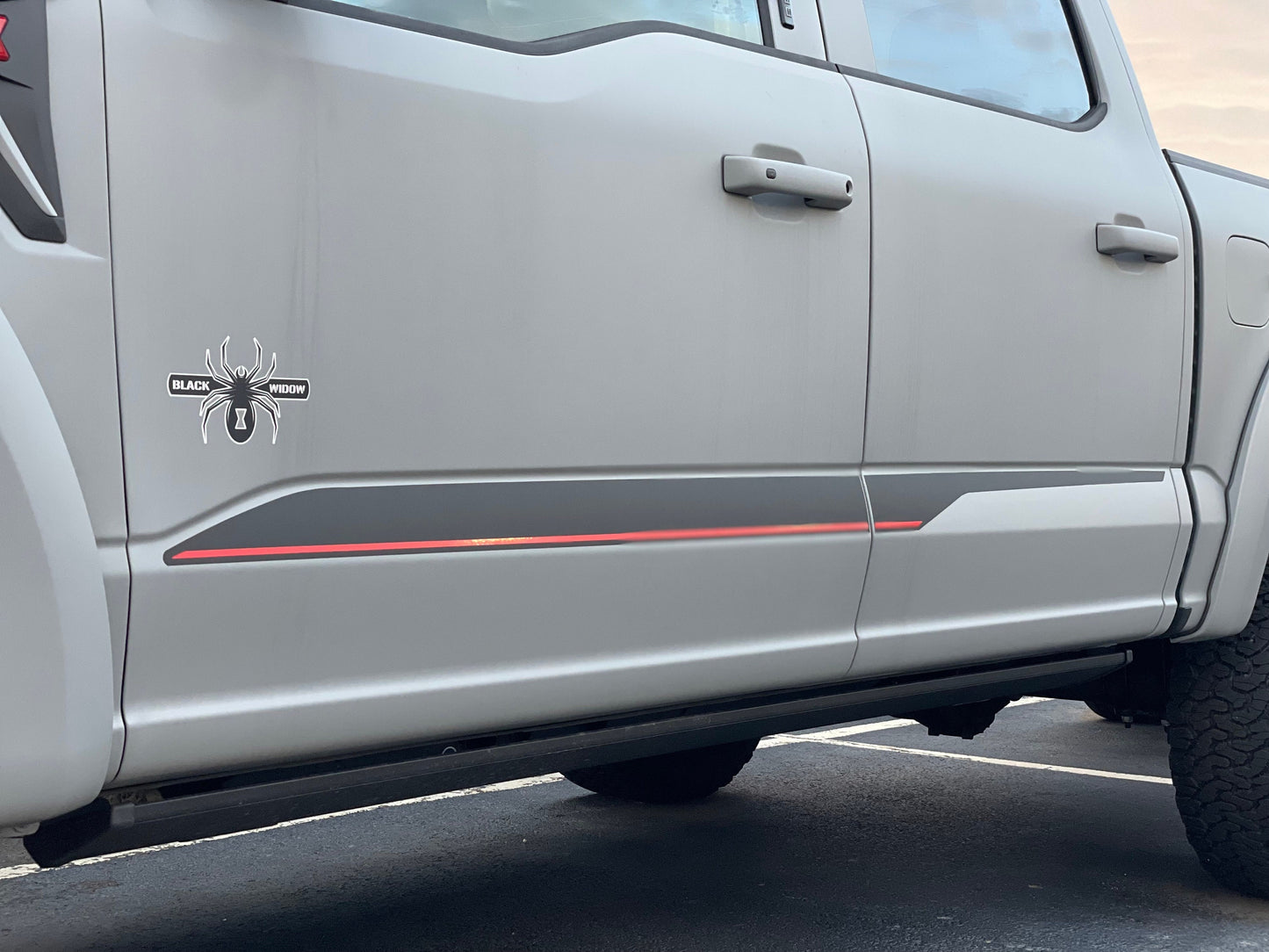 Rocker Stripes by LUDesignsNY Custom Created & Sized to fit a 2021-2025 Ford F-150