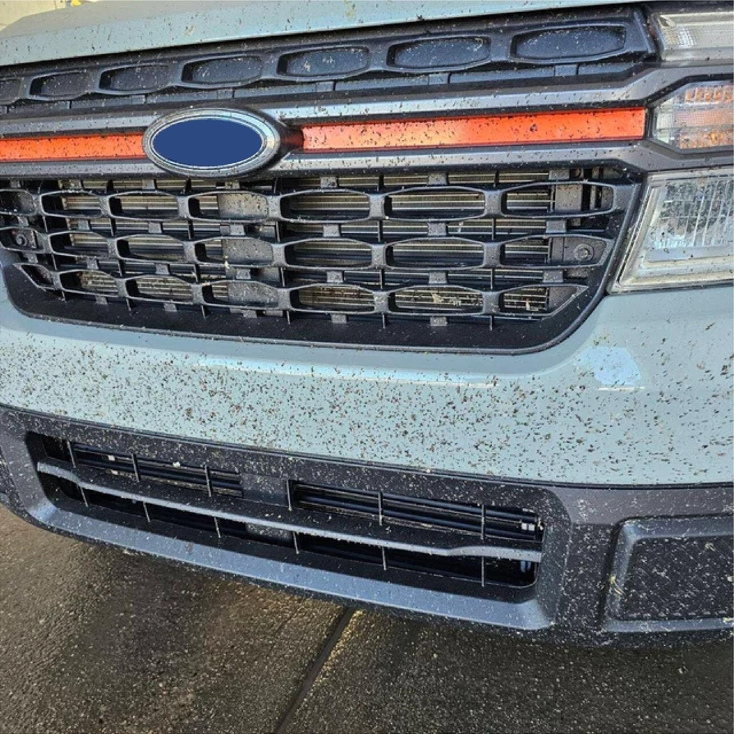 Grille Stripe Decal by LUDesignsNY Custom Created & Sized to fit on a 2022-24 Ford Maverick