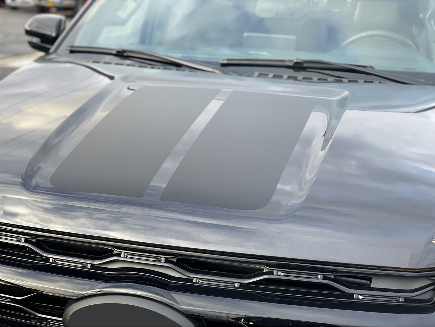 Hood Graphics by LUDesignsNY's Custom Created & Sized to fit on a 22-24 Ford Expedition