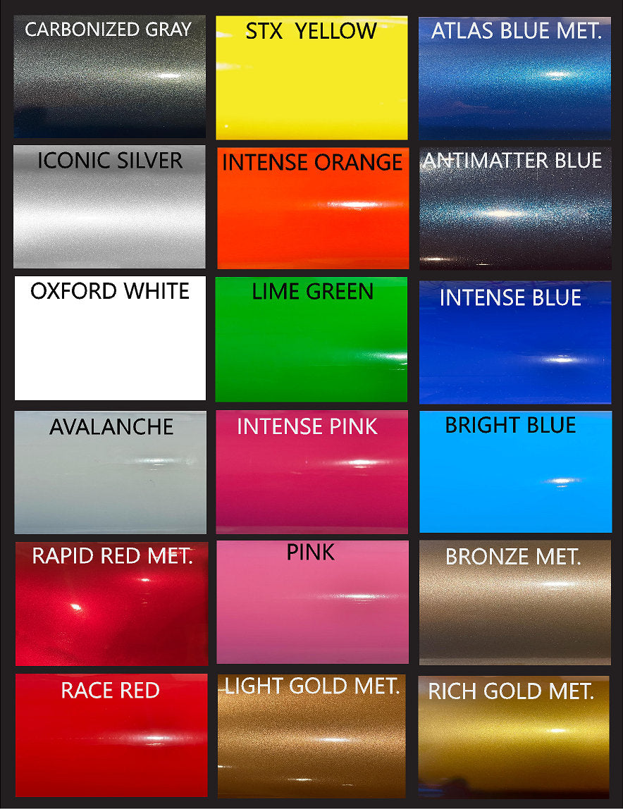 Grille Stripe Decal by LUDesignsNY Custom Created and Sized to fit a 2024-25 Ford F-150 XLT Black Appearance Pkg & STX