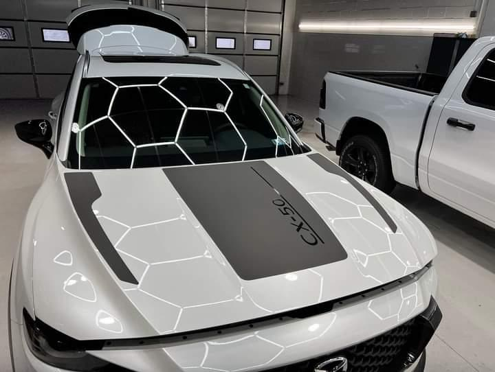 Hood Graphics by LUDesignsNY's Custom Created & Sized to fit a 2020-2026 Mazda CX-50 (Copy)