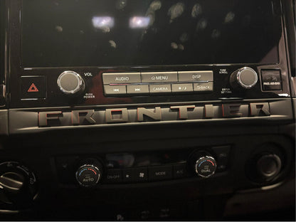 Decals compatible with the Interior 2025-26 Nissan Frontier Pro-4X and Pro-X Models. Installation Video Included. Extra Set Incl!