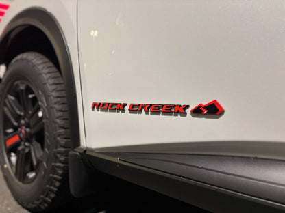 Premium Decals for 2025-2026 Nissan Rogue Rock Creek Edition w/ LIFETIME REPLACEMENT. Change the color of your existing emblems!