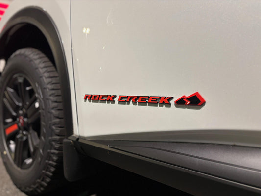 Premium Decals for 2025-2026 Nissan Rogue Rock Creek Edition w/ LIFETIME REPLACEMENT. Change the color of your existing emblems!