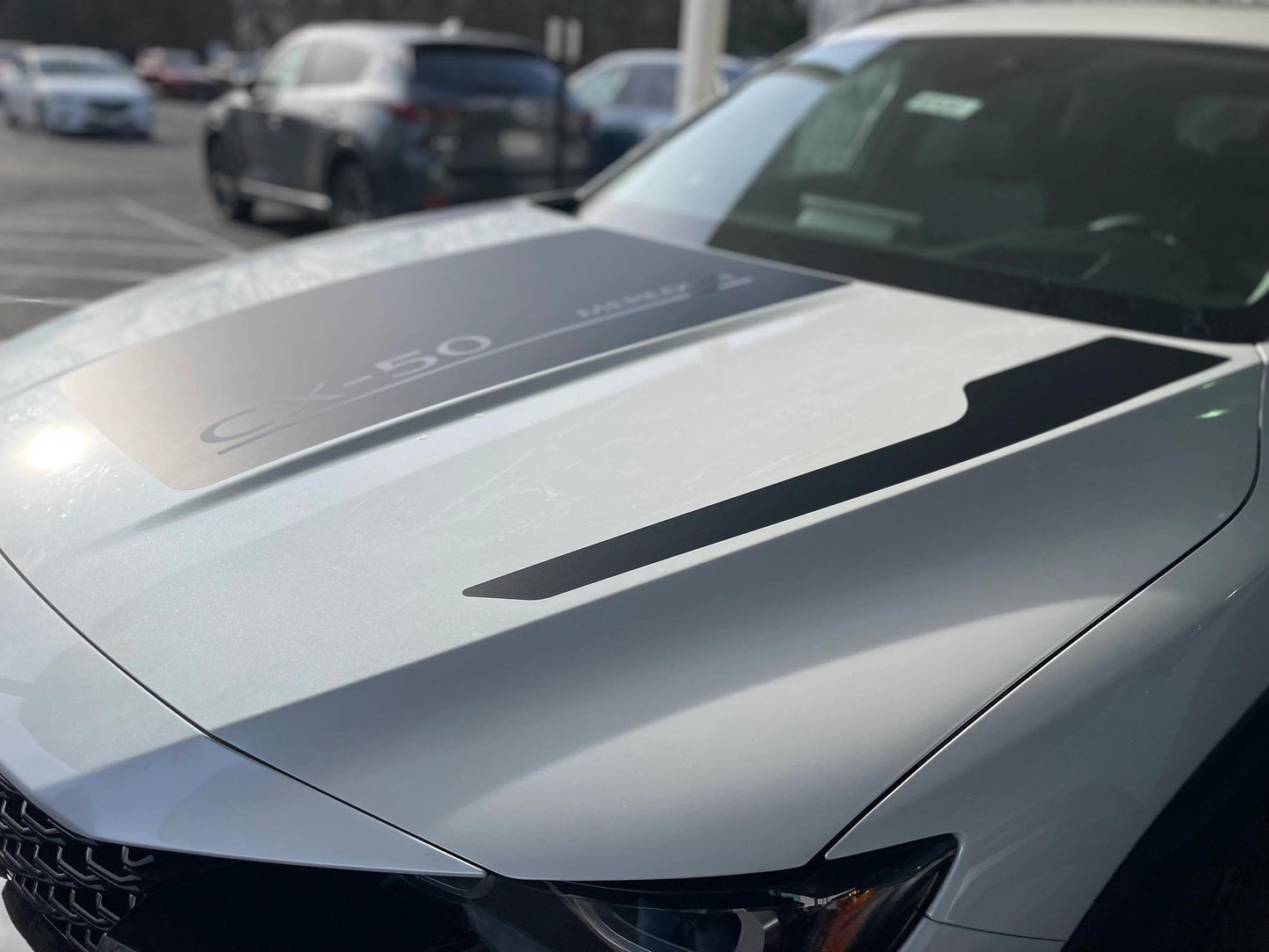 Hood Graphics by LUDesignsNY's Custom Created & Sized to fit a 2020-2026 Mazda CX-50 (Copy)
