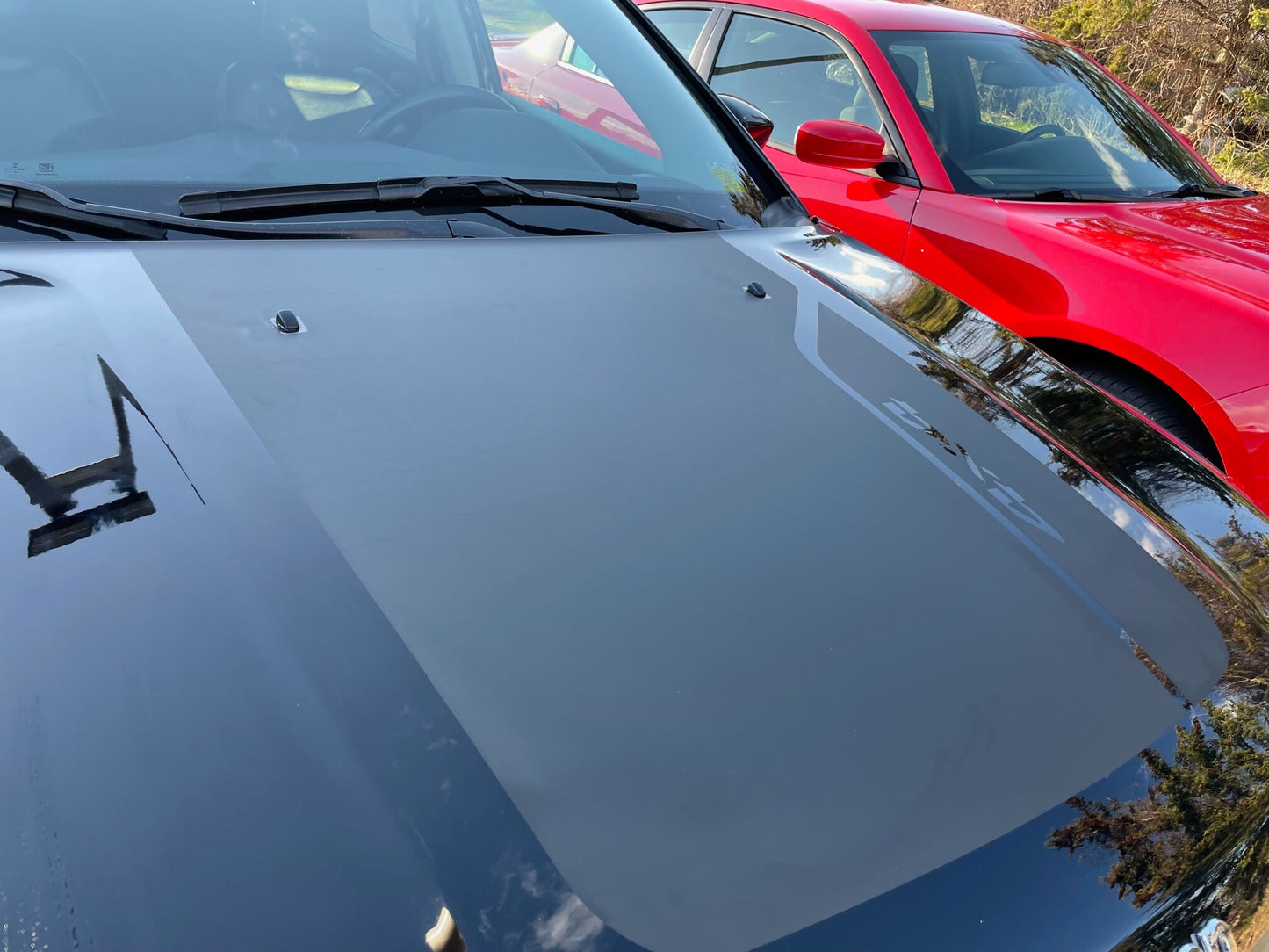 Hood Graphics by LUDesignsNY's Custom Created & Sized to fit on a 17-24 Jeep Compass