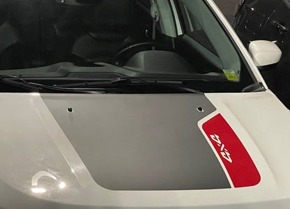 Hood Graphics by LUDesignsNY's Custom Created & Sized to fit on a 17-24 Jeep Compass