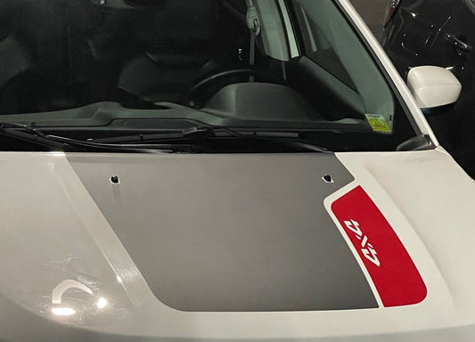 Hood Graphics by LUDesignsNY's Custom Created & Sized to fit on a 17-24 Jeep Compass