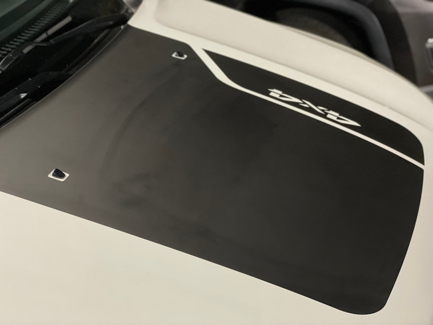 Hood Graphics by LUDesignsNY's Custom Created & Sized to fit on a 17-24 Jeep Compass