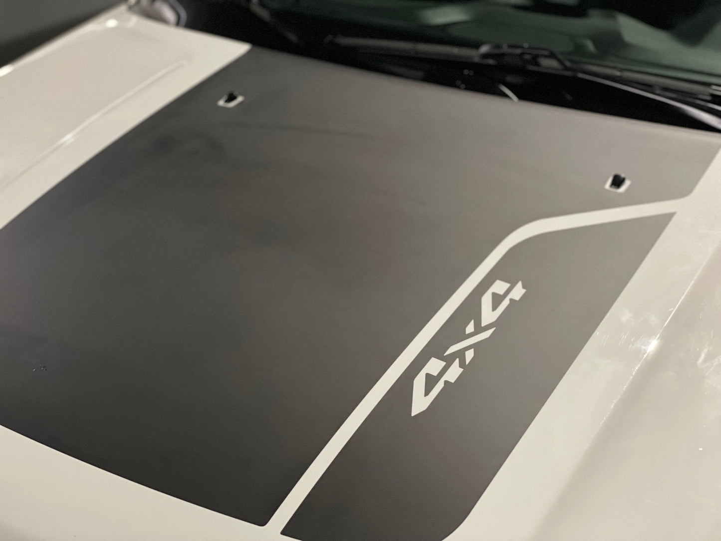 Hood Graphics by LUDesignsNY's Custom Created & Sized to fit on a 17-24 Jeep Compass