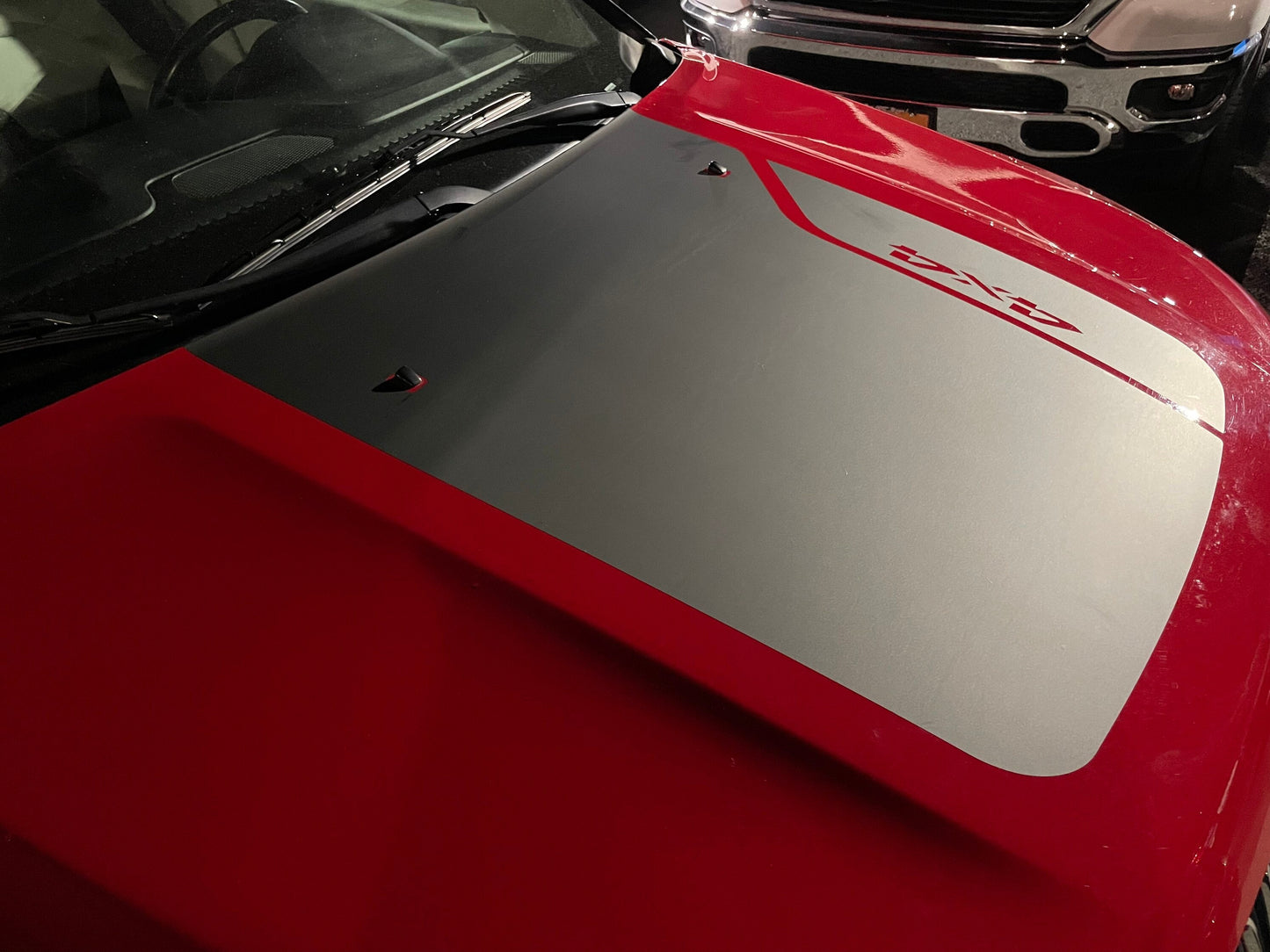 Hood Graphics by LUDesignsNY's Custom Created & Sized to fit on a 17-24 Jeep Compass