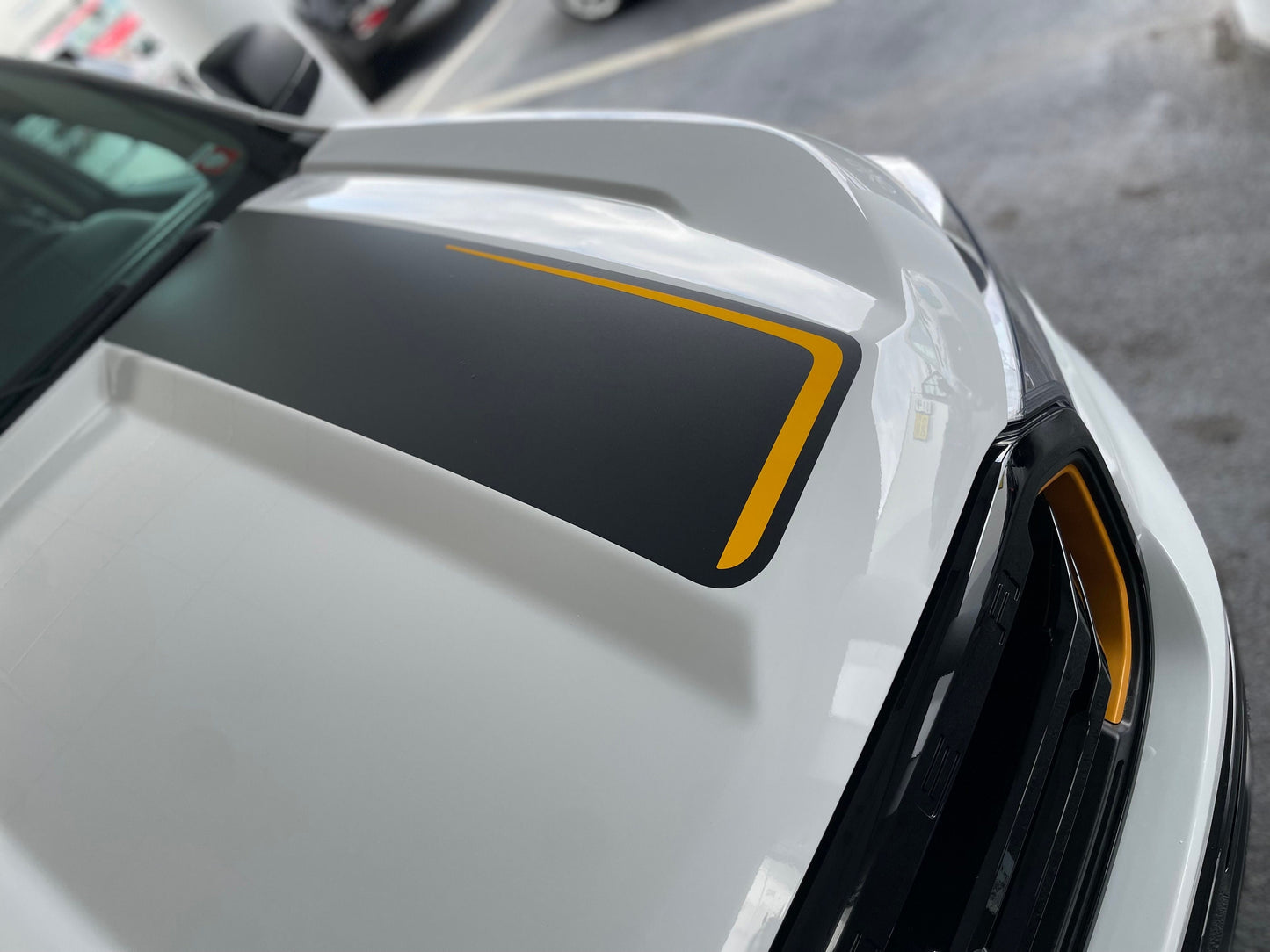 Premium Decal for 2019-2023 Ford Ranger Hood, Vinyl, Graphic, Sticker, Accent, Label, Racing Stripes