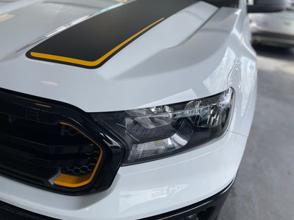 Premium Decal for 2019-2023 Ford Ranger Hood, Vinyl, Graphic, Sticker, Accent, Label, Racing Stripes