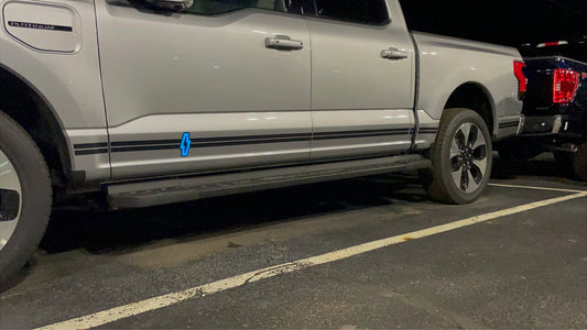 Premium Rocker Stripe by LUDesignsNY Custom Created & sized to fit a 22-24 Ford F-150 Lightning