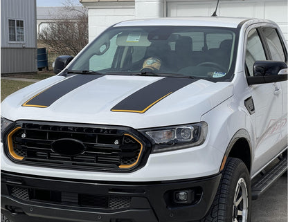 Premium Decal for 2019-2023 Ford Ranger Hood, Vinyl, Graphic, Sticker, Accent, Label, Racing Stripes
